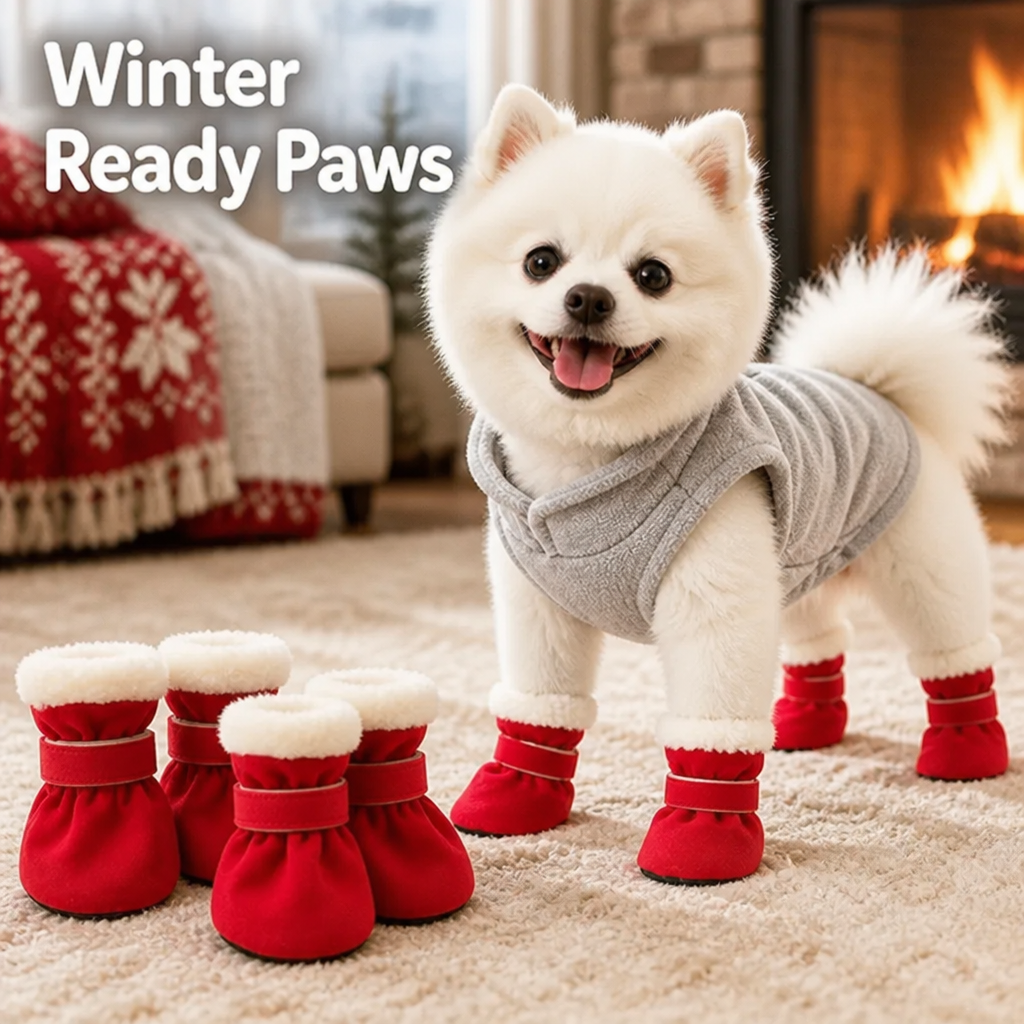 Pawvella™ — Keep Your Dog’s Paws Warm and Steady on Every Winter Walk