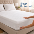 ShieldRest™ Premium Cotton Waterproof Mattress Protector — Sleep Soundly Wrapped in Soft, Dry, Allergy-Free Comfort Every Night