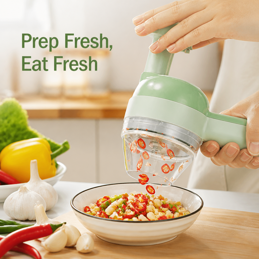 SwiftSlice™ 4-in-1 Vegetable Cutter — Cut, Cook, and Clean Faster to Reclaim Your Kitchen Joy