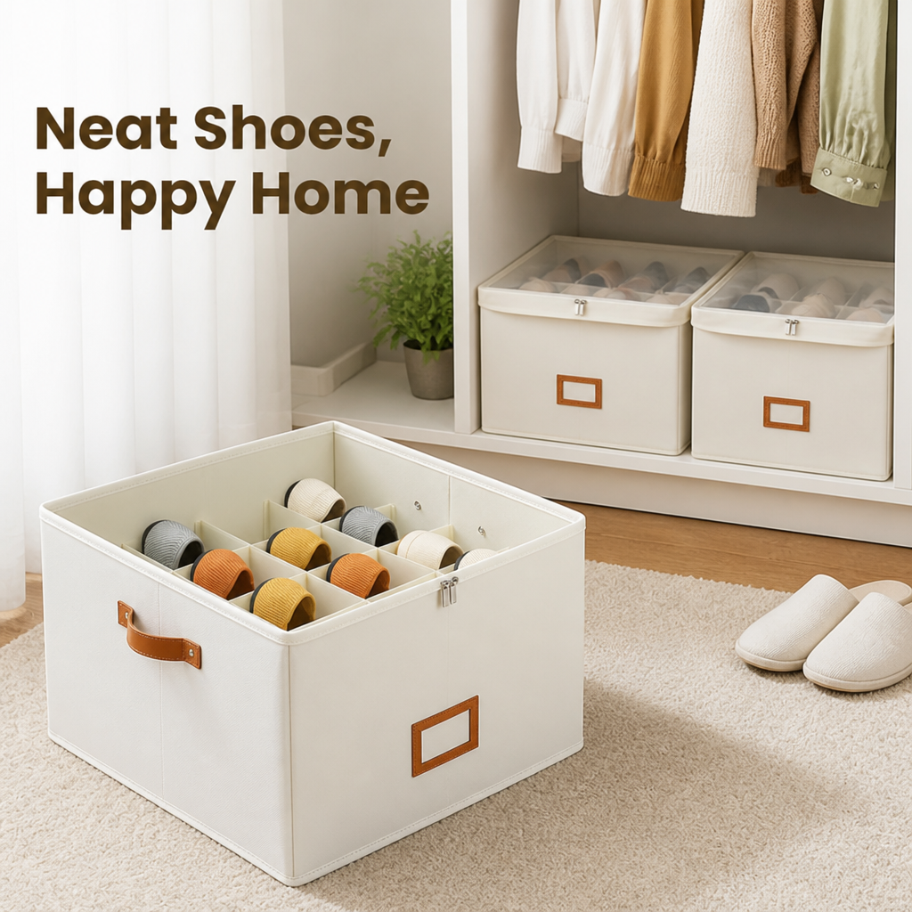 RampliNest™ — Transform Chaos into Calm with Perfectly Organized, Fresh Shoes Every Day