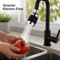 AquaPulse™ 3-Mode Faucet Aerator — Master Your Kitchen with Effortless Precision and Splash-Free Power