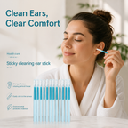 ClearSense™ Ear Care Sticks — Experience Gentle, Visible Clean That Keeps Your Ears Fresh and Confident Every Day