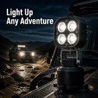 BlazeRay™ 360 LED Pod Light — Command the Night with Powerful, No-Drill Freedom