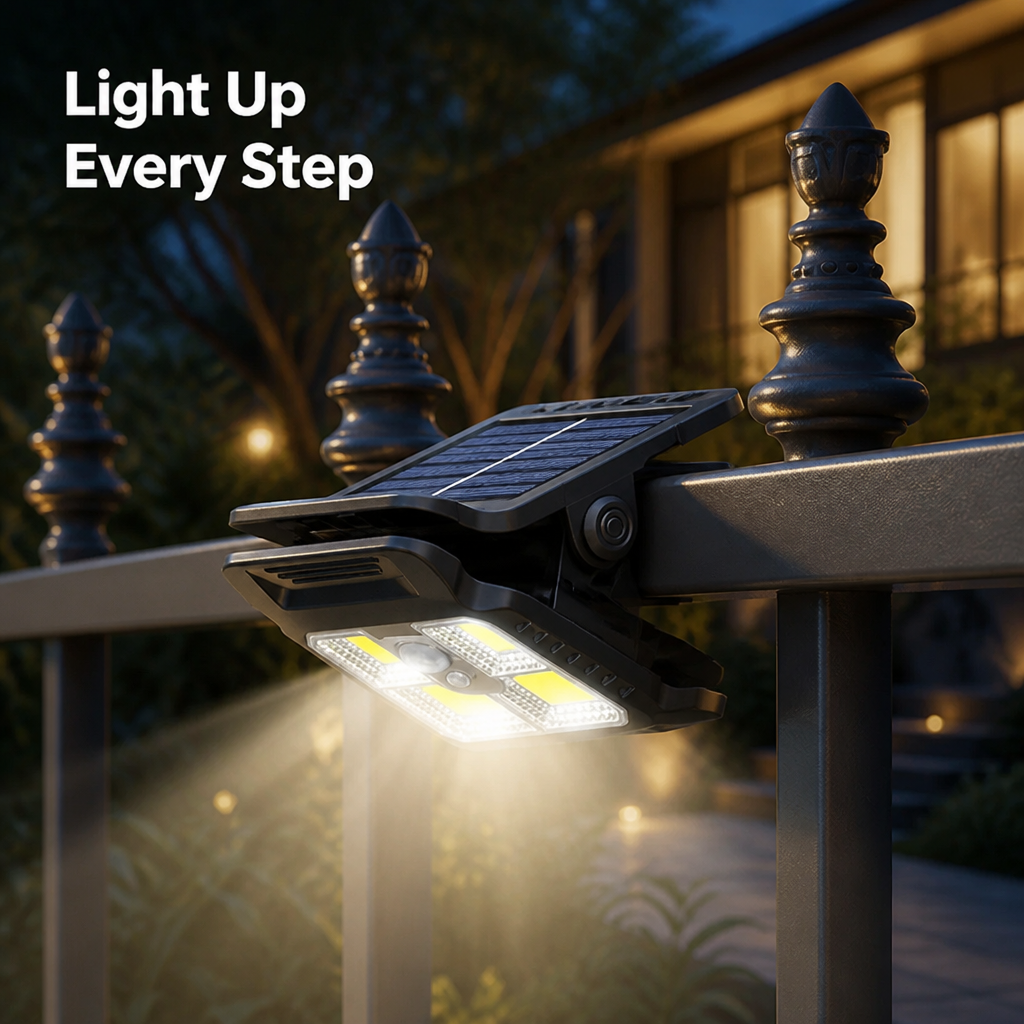 LumaSnap™ — Illuminate Your Nights with Effortless, Solar-Powered Security and Style