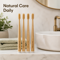 LumaPure™ — Glow with a Confident, Plastic-Free Smile That Cares for You and the Planet (10 pcs Boar & Horse Bristles)