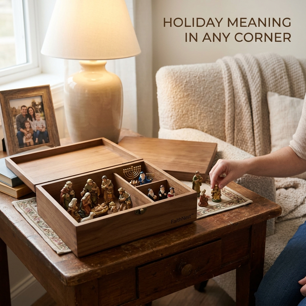 FaithNest™ — Bring a little holiday meaning to any cozy corner