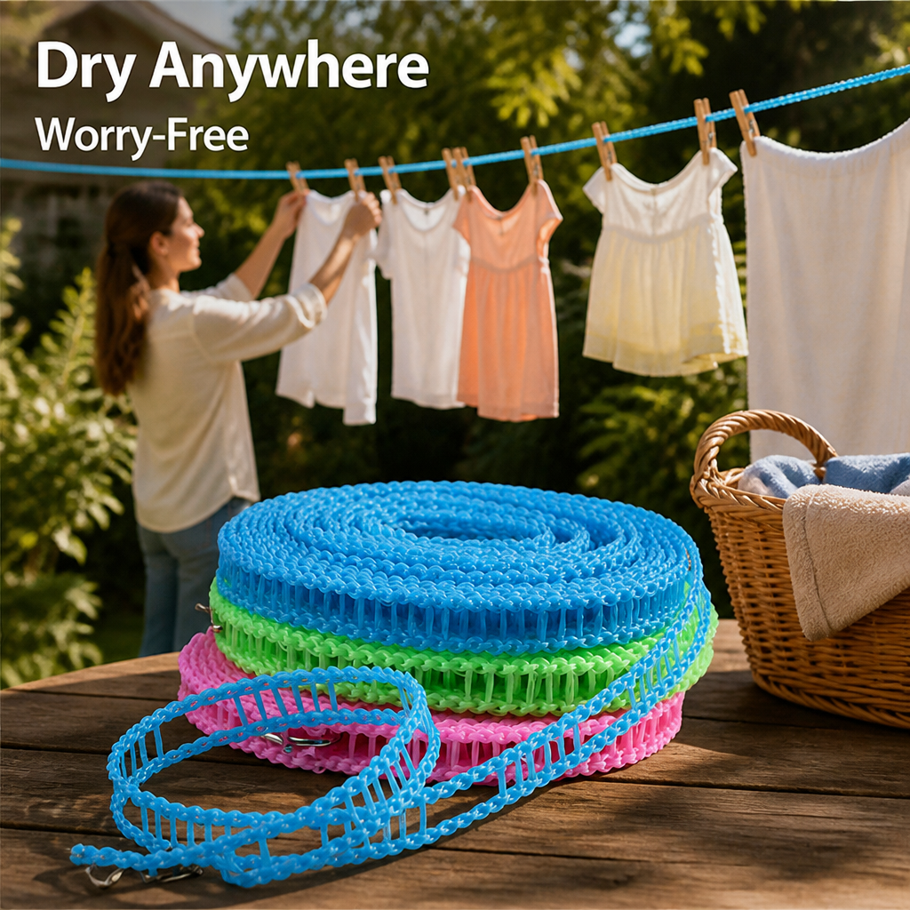 AeroGrip™ — Keep Clothes Secure and Dry Anywhere, Even in the Wildest Winds