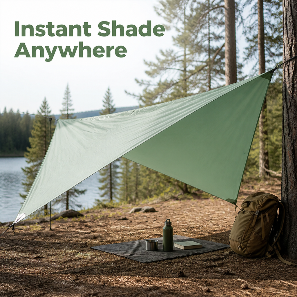 VentiShade™ — Your Lightweight Fortress Against Sun and Surprise Showers