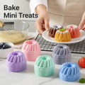 FlexiBake™ Silicone Donut Cups — Bake Perfect Mini Treats Without the Fuss or Mess (3pieces)