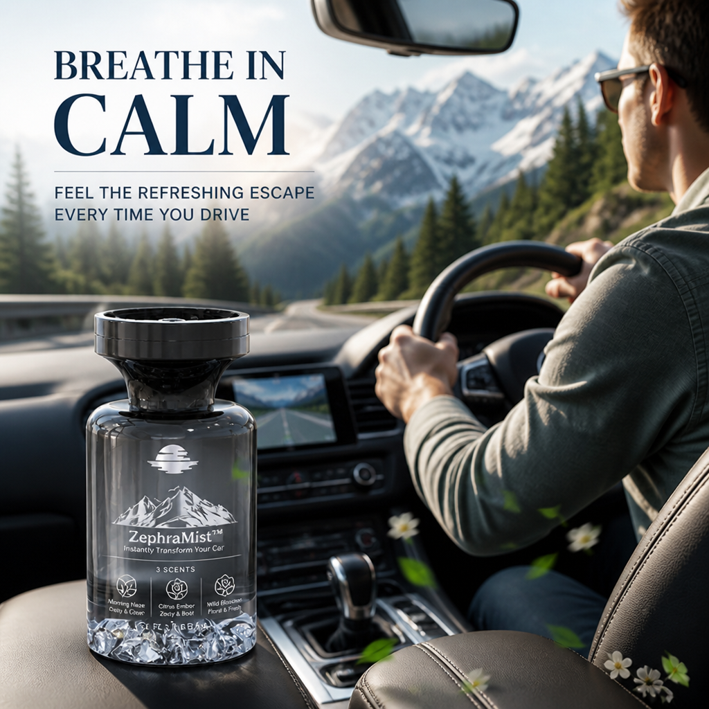 ZephraMist™ — Instantly Transform Your Car into a Calm, Invigorating Sanctuary