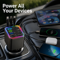 JetVolt™ 7-in-1 Retractable Car Charger — Power Every Device Fast Without the Mess or Stress