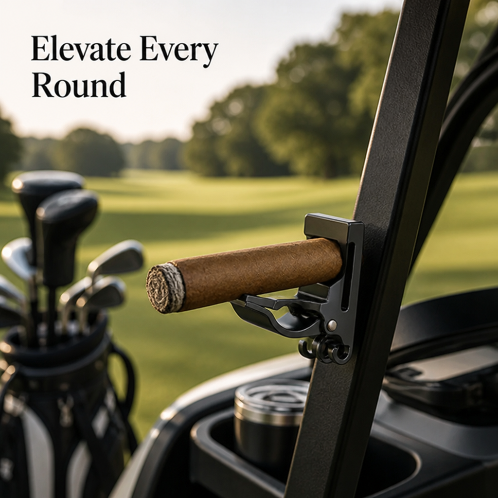 CaddyCinch™ — Keep Your Cigar Close and Your Hands Free for Every Swing