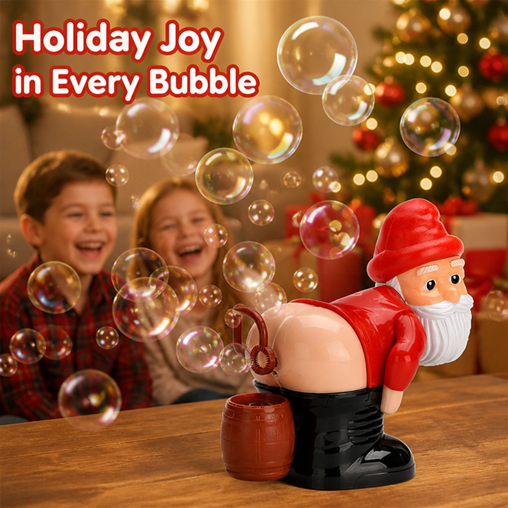 JollyBubz™ — Ignite Instant Holiday Wonder with Music, Lights, and Magical Bubbles