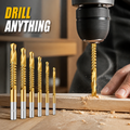 HyperForge™ Titanium-Coated Twist Drill Bit Set — Master Every Material with Lightning-Fast, Sharp Precision