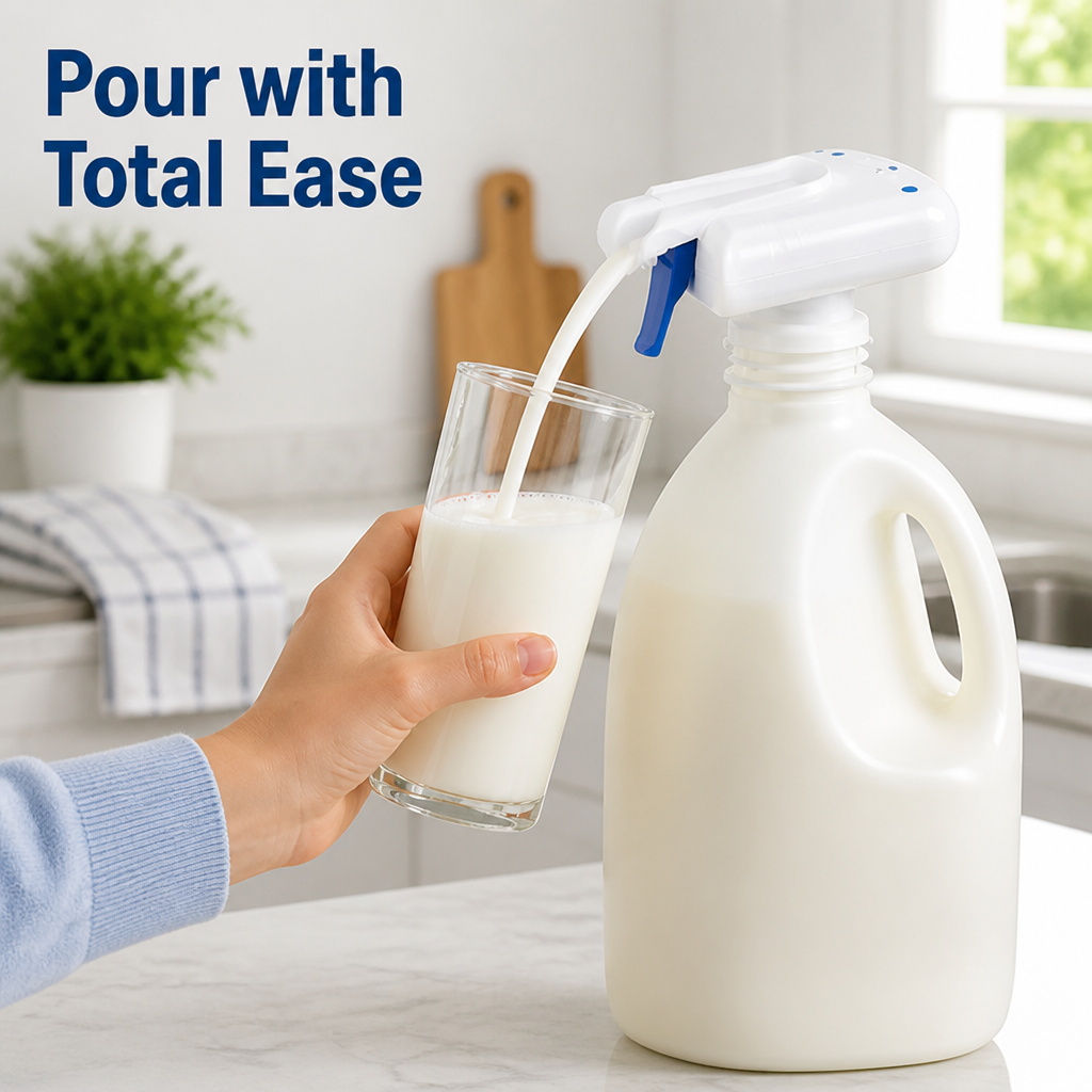 HydroEase™ — Effortless, Spill-Free Pouring for Everyone, Anytime