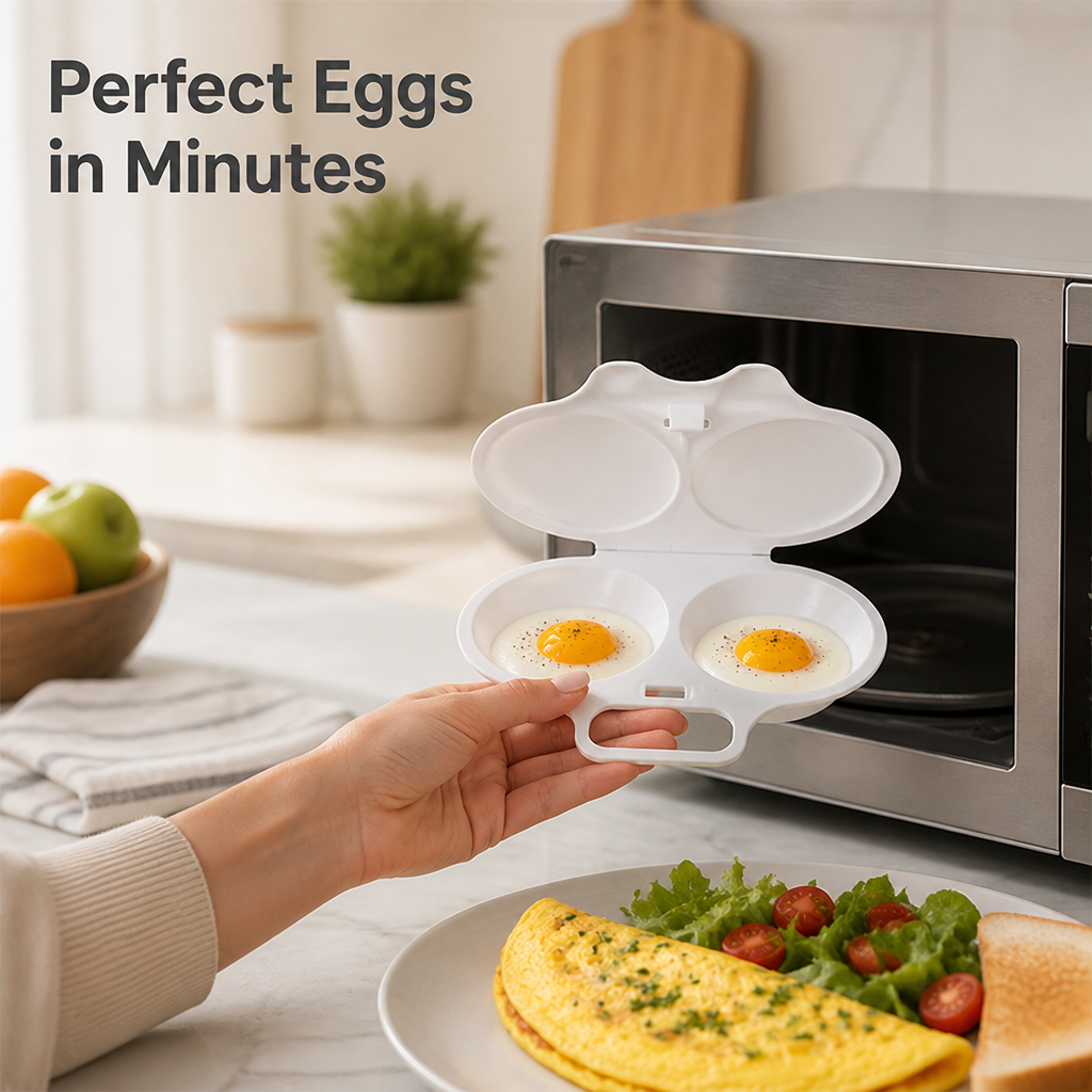 PowerPoach™ — Perfectly Steamed Eggs That Power Your Morning Without the Mess