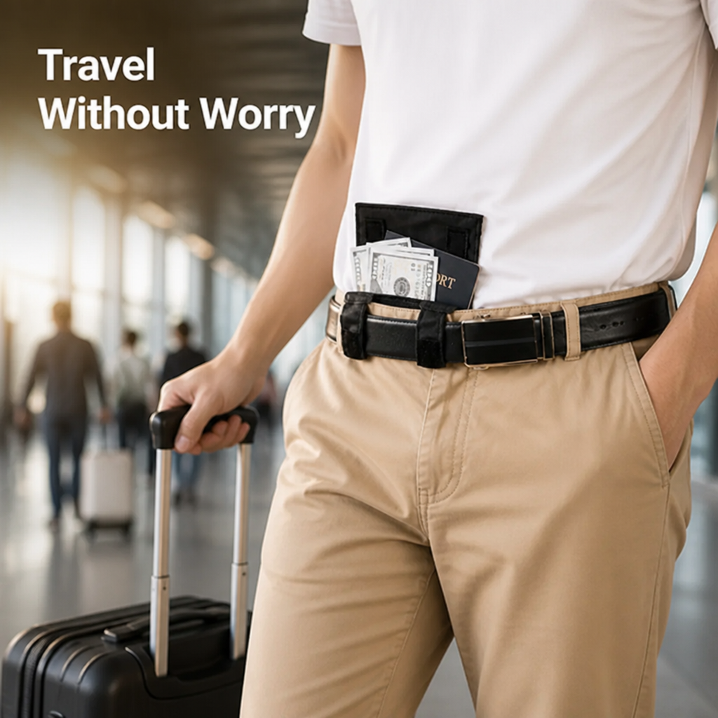 StealthGuard™ Travel Waist Pouch — Carry Your Valuables Securely, Invisibly, and Stress-Free Everywhere You Go