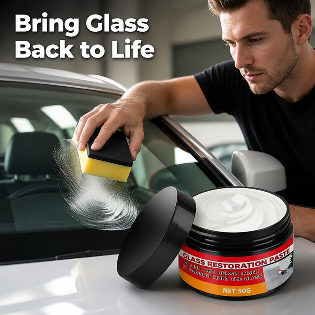 ClarityPro™ Glass Renewal Paste — Instantly Erase Scratches and Enjoy Crystal-Clear Views That Last