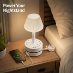 LumiPulse™ — Wake Up to Clutter-Free Power and Soothing Light Every Night