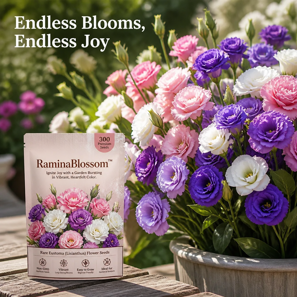 RaminaBlossom™ — Ignite Joy with a Garden Bursting in Vibrant, Heartfelt Color