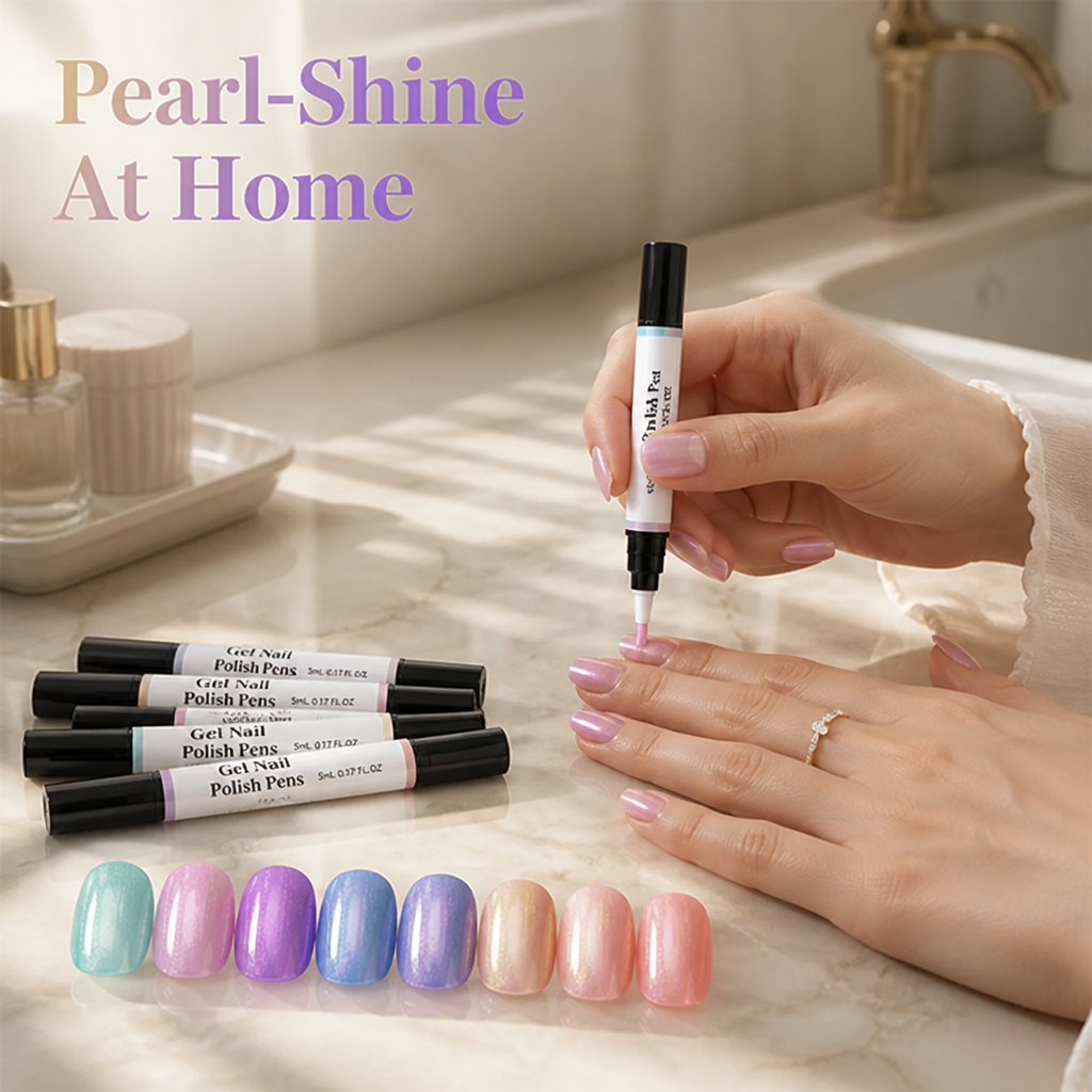 PearlMuse™ — Six light-catching shades for a pearl-bright manicure at home