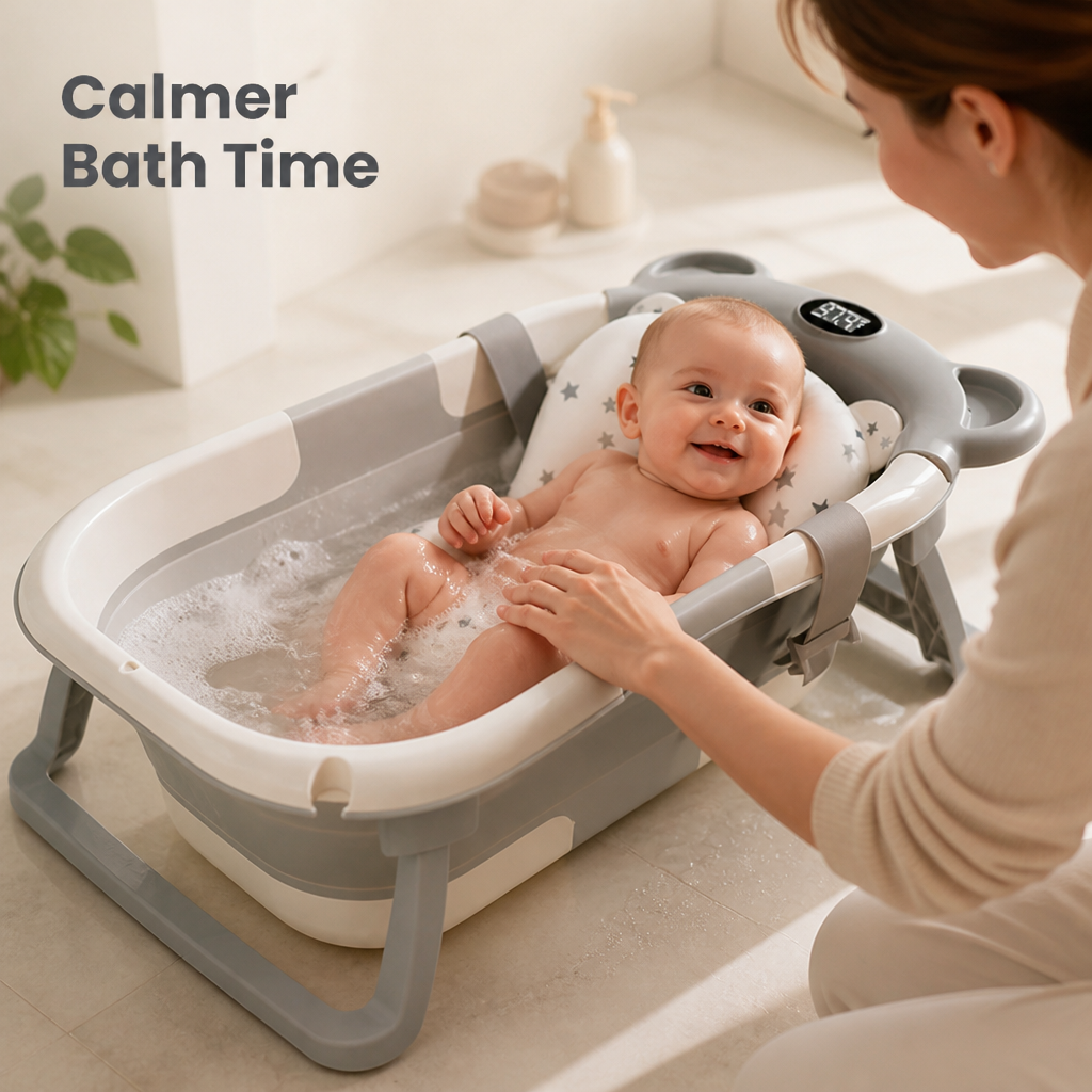 TuckTemp™ — Make Baby Bath Time Calmer, Easier, and More Enjoyable
