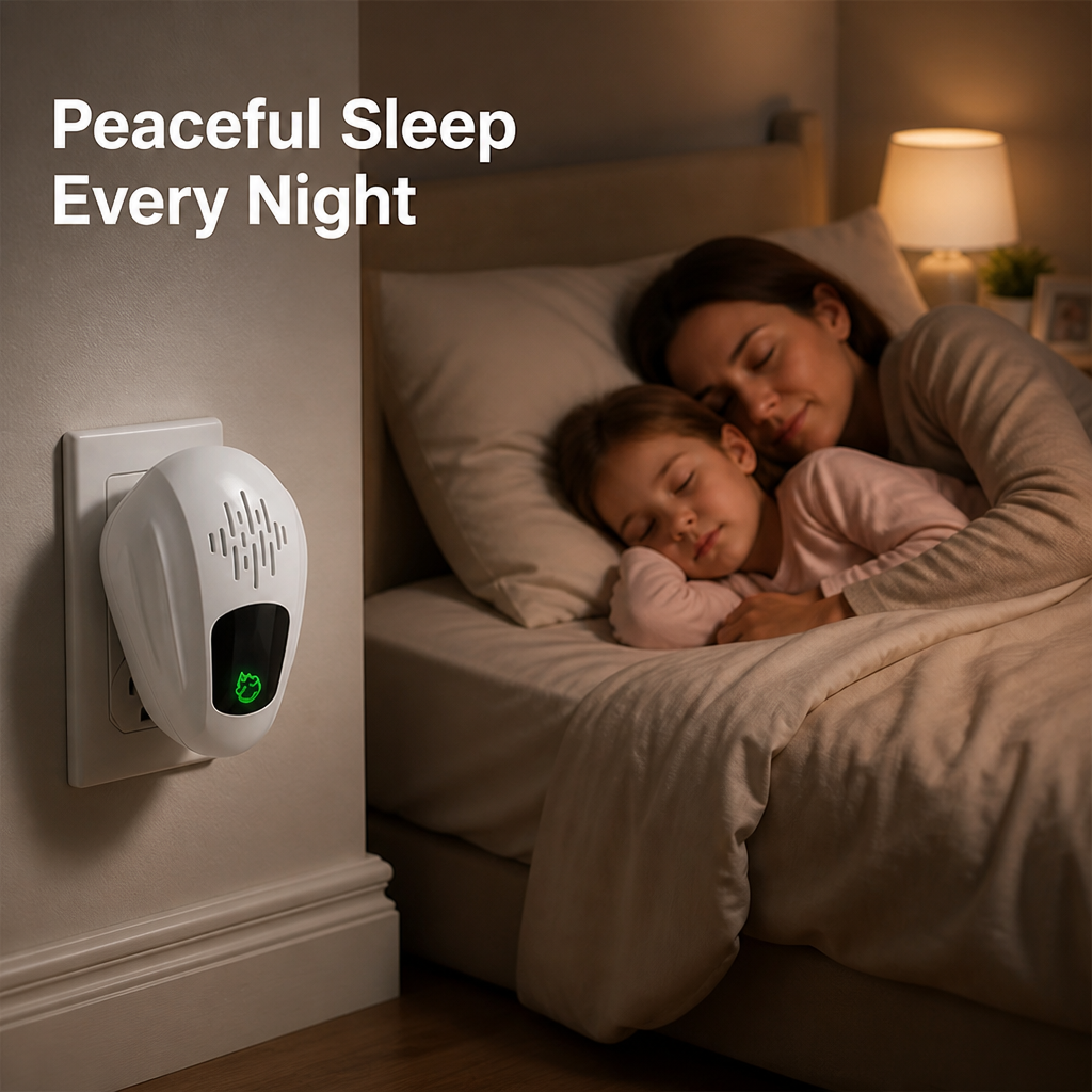 VibeGuard™ — Quietly Lock Out Pests and Reclaim Restful Nights