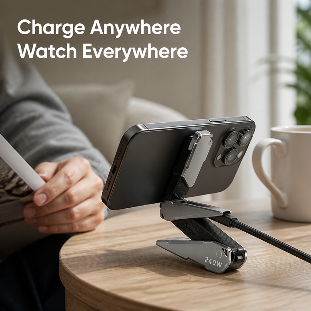 VoltEase™ — Charge Lightning Fast and Stay Hands-Free All Day