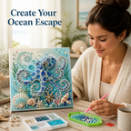 TidalGleam™ — Unwind as you create ocean art that makes your space shine