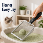 PurePaws™ Metal Mesh Scoop — Scoop Faster, Stress Less, Enjoy Every Moment