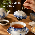 Serevia™ Ceramic Umbrella Tea Strainer — Transform Every Sip into a Soothing Moment of Pure Calm
