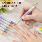 VividMuse™ Dual-Tip Nail Art Pens — Unleash Stunning, Smudge-Free Nails That Demand Attention