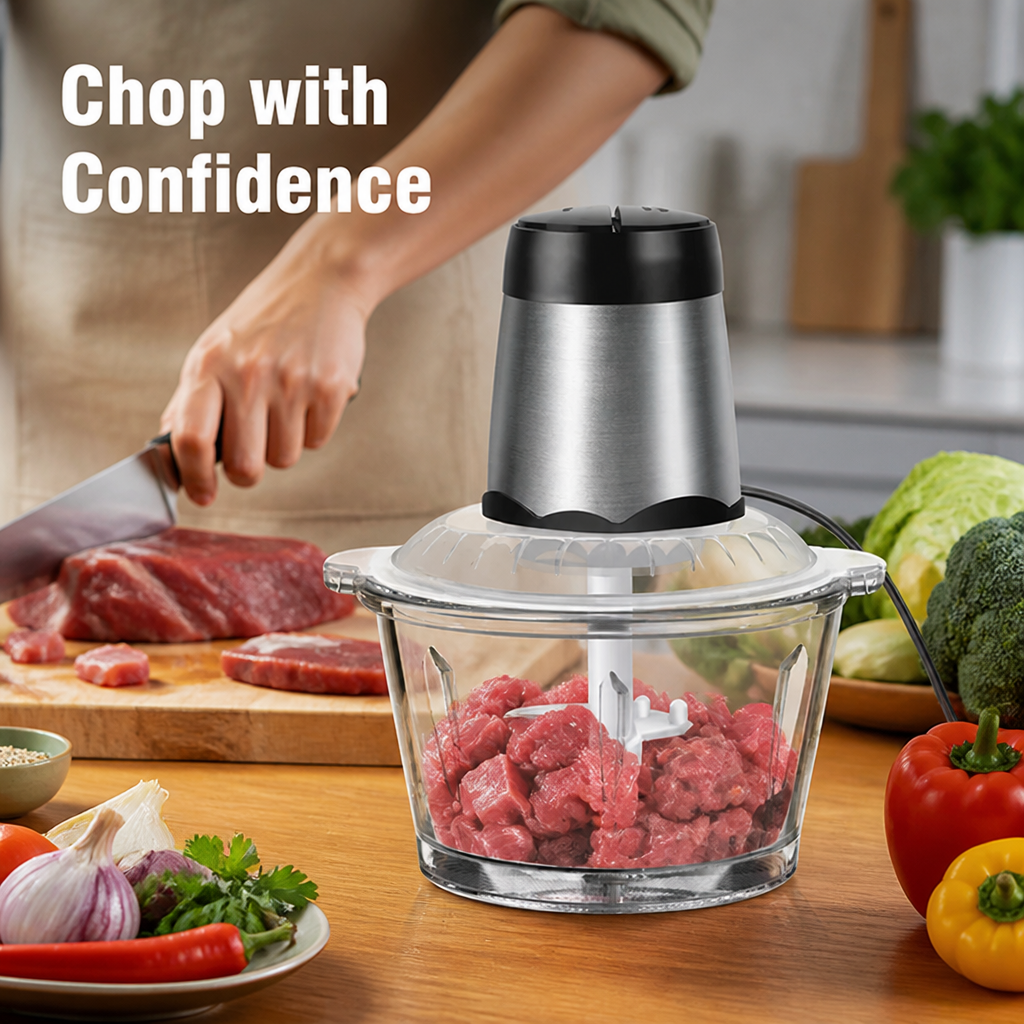 SlicePro™ Electric Meat Grinder — Master Every Meal with Perfect Texture and Effortless Cleanup
