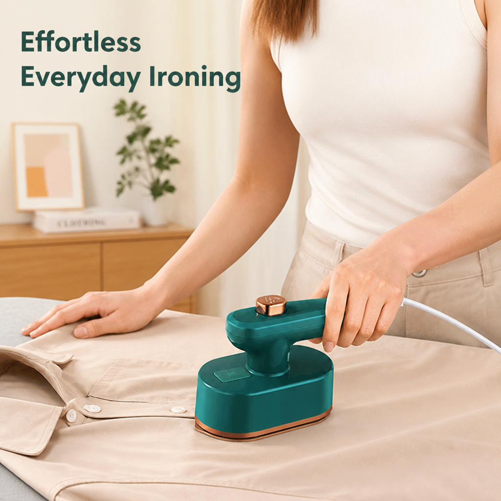 Creasio™ — Wrinkle-Free Clothes in Minutes With a Portable Mini Steam Iron