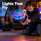 AeroGlow™ Orb — Captivate Every Moment with Mesmerizing Lights and Effortless Fun