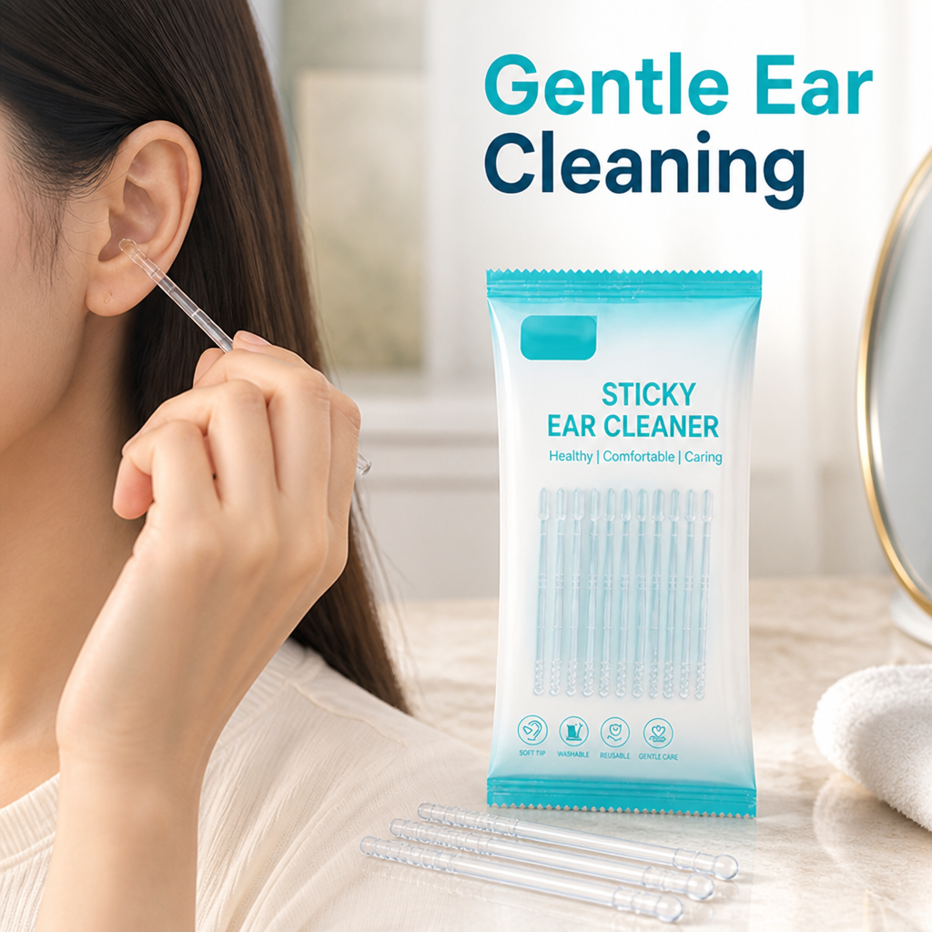 ClearAura™ Soft Grip Ear Sticks — Experience Soothing, No-Pain Earcare That Leaves You Feeling Fresh and Clear (24pcs)