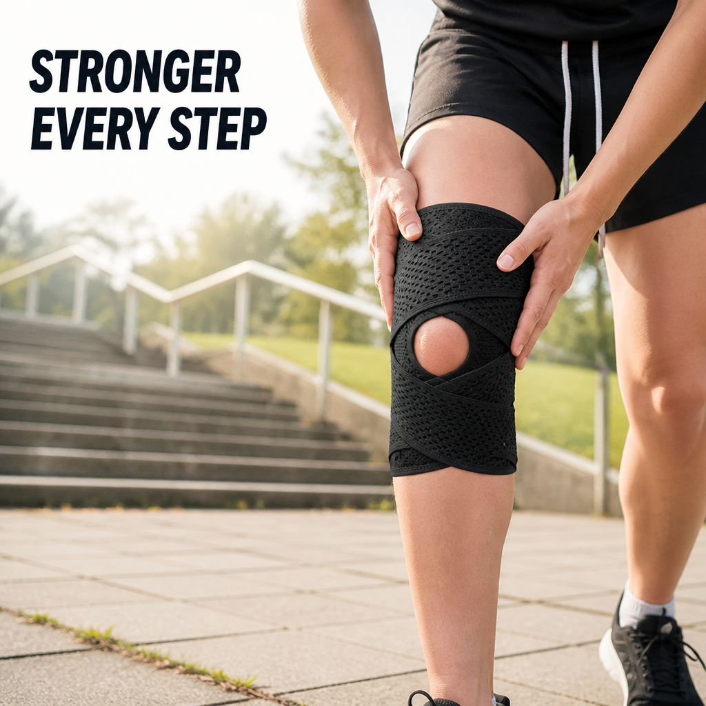 StrideSure™ — Lock in Rock-Solid Knee Strength and Move Fearlessly All Day