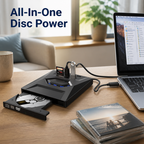 SensaDrive™ 7-in-1 External Burner — Command Every Disc with Blazing Speed and Effortless Power