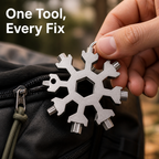TitanHex™ Snowflake Multi-tool — Carry 18 Tools in One and Conquer Every Fix Instantly