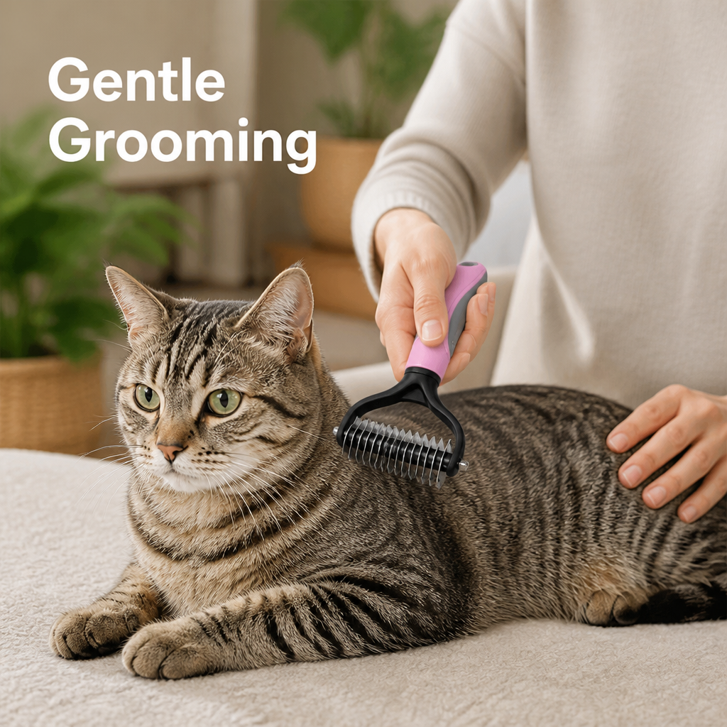 FurEase™ — Turn Grooming Into a Soothing, Fur-Free Bonding Ritual