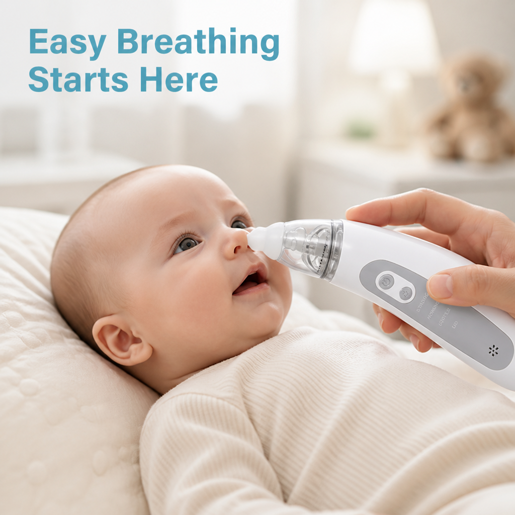 NasoEase™ — Make Stuffy-Nose Care Feel Easier for You and Your Baby