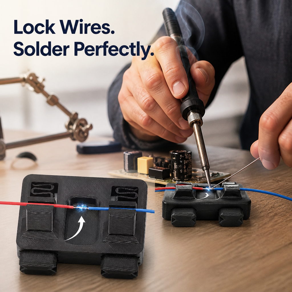 WireMaster™ — Lock Wires Perfectly and Solder Like a Pro Without the Struggle