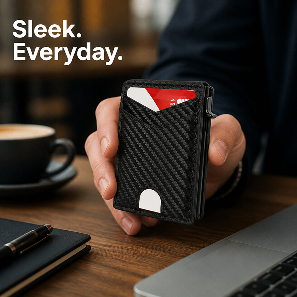 ZephyrGuard™ Slim RFID Wallet — Carry Confidence in a Sleek, Bulletproof Shield