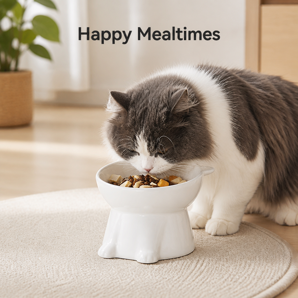 LunaLift™ — Transform Your Cat’s Mealtime into Pure Comfort and Joy