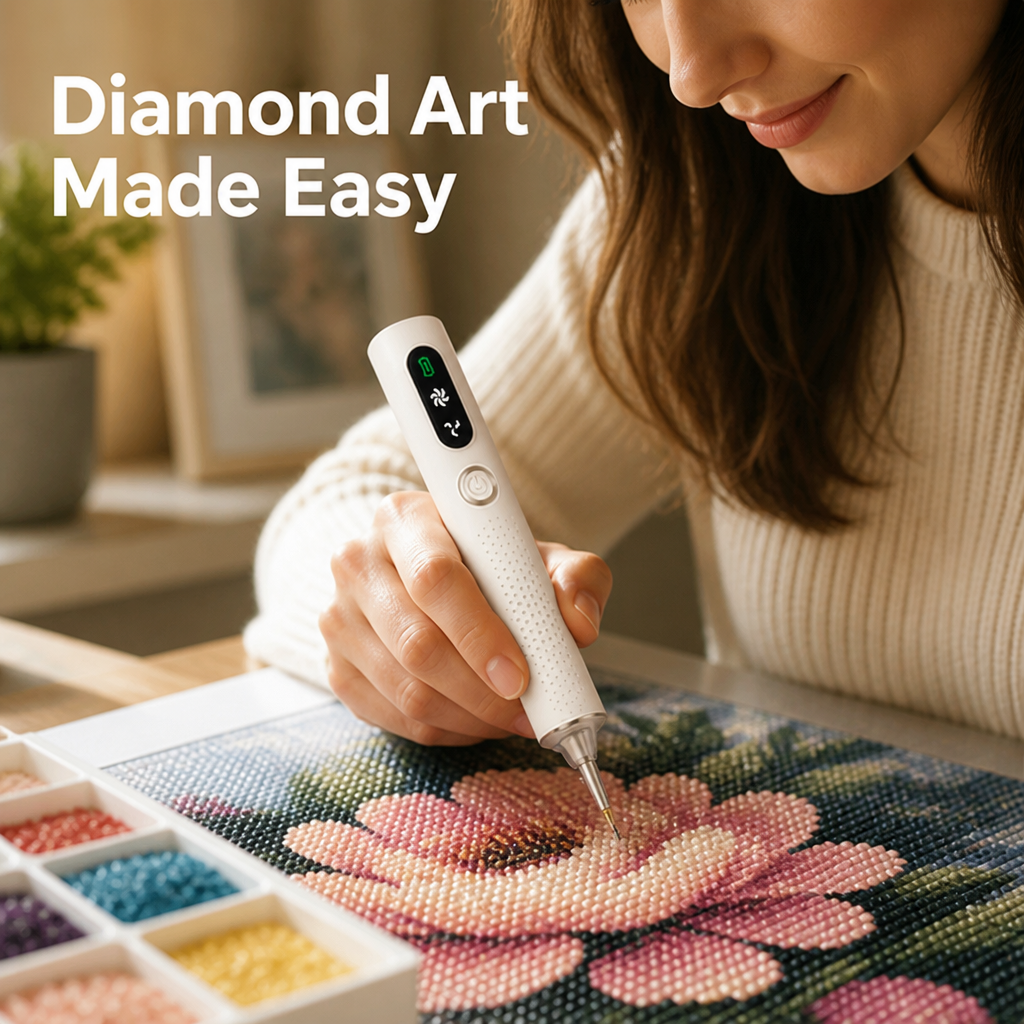 VeloraGrip™ — Craft Diamond Masterpieces with Effortless Precision and All-Day Comfort