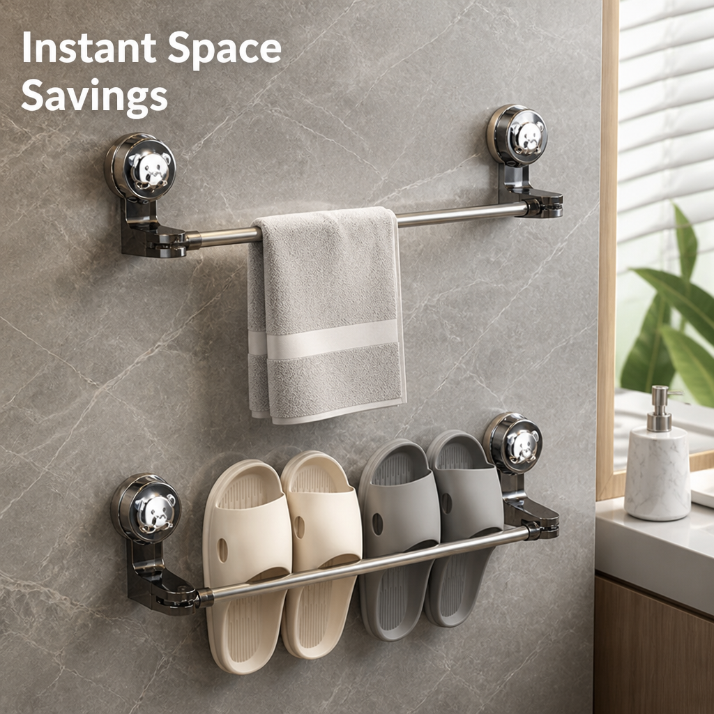 VistaraGrip™ — Instantly Unleash Space and Serenity Without a Single Drill
