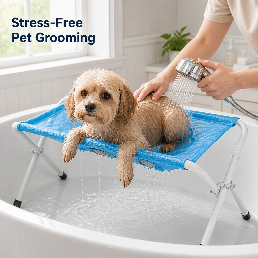 LuxiPet™ — Turn Every Grooming Session into a Calm, Mess-Free Breeze