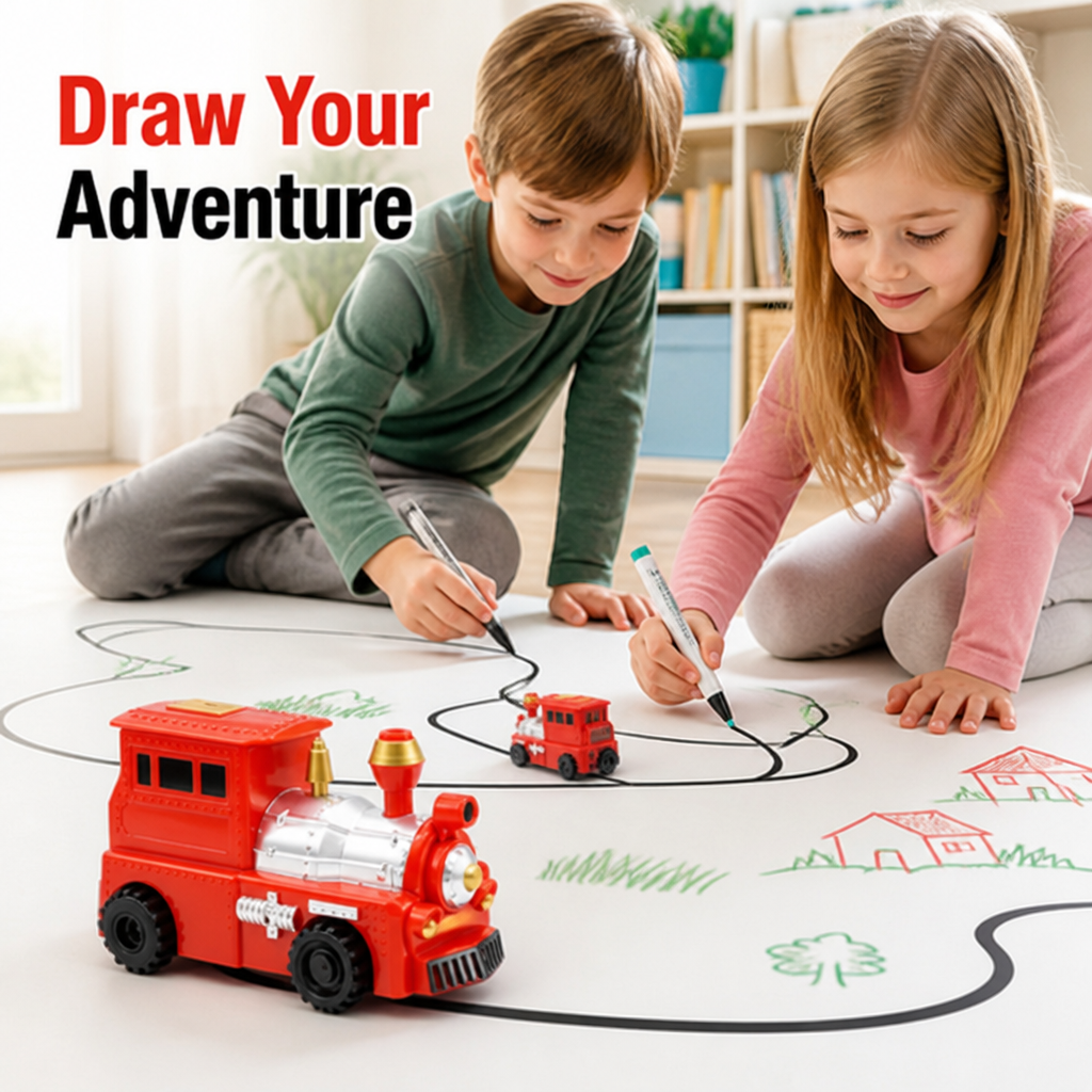DrawGo™ — Ignite Your Child’s Creativity and Calm in Every Playful Ride