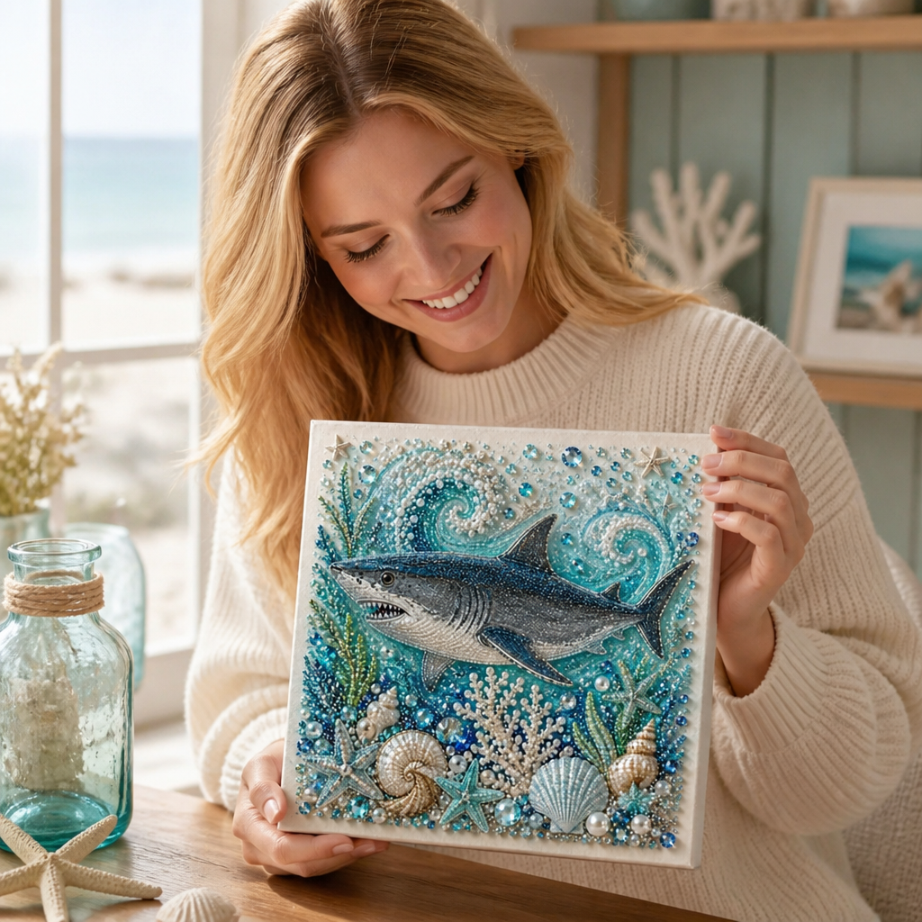 PearlWave™ Coastal Art Kit — Escape Stress and Create Stunning Ocean Treasures in 3D