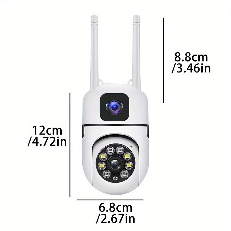 ClariGuard™ Dual Lens Security Camera — Take Full Control of Every Moment and Sleep Soundly Every Night